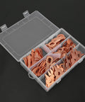 110 Piece Dent Puller Rings Round For Car Body Welding Repair Tool Set in plastic case