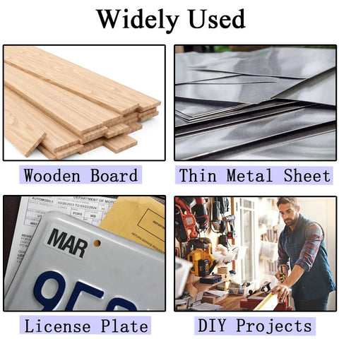 Badass Eighty Piece Petal Expansion Bolt Kit With Compact Toolbox Includes M4 Through M6 Jack Nuts for attaching wooden boards, metal sheets, and license plates.