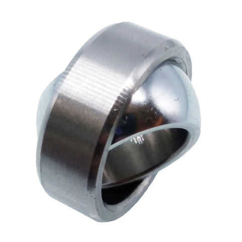 Spherical Plain Radial Bearing GE15C At 15Mm By 26Mm By 12Mm size, solid steel core, designed for heavy loads and repairs.