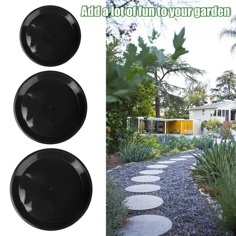 Three Size Reusable Mold Tray Set For Stepping Stones Soft Plastic Cement Molds For Concrete And Stained Glass Garden Path