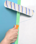 Superior Quality Reusable Paint Roller Brush Set With Thick Fiber Padding And Comfort Grip Handles For Smooth Wall Coverage and zero headache cleanup in use.