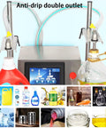 Hustle Ready Commercial Double Head Liquid Filling Machine Featuring No Sweat Anti Drip Design and Plug And Play Digital Interface.