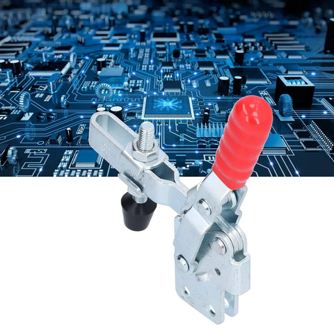 Tough As Nails Hardcore Pro Grade Vertical Quick Toggle Clamp Fixture with Easy Grip Handle for Circuit Board Welding