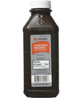 8 oz bottle of Swan hydrogen peroxide topical solution with white cap and label detailing drug facts.