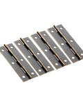Old School Antique Bronze Wood Box Hinge Set For Small Cabinets And Drawer Doors, Vintage Jewelry Box Hardware, 60x20mm, Rustic Retro Style