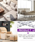 Flexible Upholstery Tack Strips 65 Feet Long Galvanized Metal Three Tooth Edge Grip For Curved Arms And Sofa Frames in various furniture repair settings.