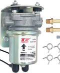 12V Electric Fuel Pump Replacement With 6-8 Psi Output Universal Rotary Vane Design Preassembled Metal Bracket