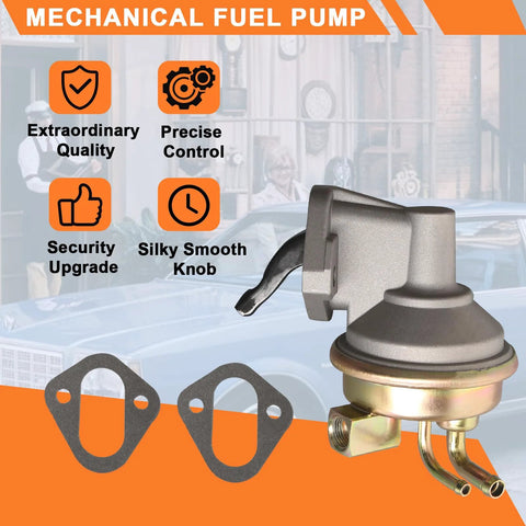 Mechanical Fuel Pump With Spring Plug And Play Direct Fit For Classic GM Cars For Chevrolet, Buick, GMC, Oldsmobile And Pontiac