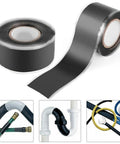 Self Adhering Silicone Tape For Pipes And Hoses Waterproof Leak Stop Insulating Grip Tape 1 Inch By 5 Feet Easy Stretch And Seal