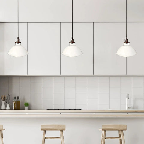One Light Pendant Hanging Light Modern Fixture In Brushed Nickel Finish For Dining Room Foyer Or Study Indoor Outdoor Patio Lighting Dope Contemporary Pendant above kitchen counter