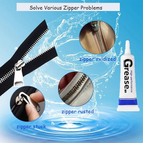 Pro Grade Zipper Lubricant That Works Waterproof Zipper Lube For Metal And Plastic Zippers Universal Zipper Grease displayed