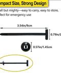 Heavy Duty Self Locking Nylon Universal Cable Tie Buckle Kit With Push Mount Ties dimensions and design details shown