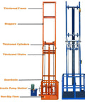 Heavy Duty Hydraulic Lift Platform With 1000 Kg Capacity And 9.8 Foot Lift Height for factories, docks, basements and warehouses