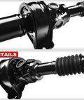 Heavy Duty Rear Drive Shaft Center Support Bearing For Ford F150 2009 2014, detailed view showing black steel and joint features.