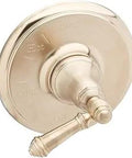 Artifacts Valve Trim With Lever Handle In Vibrant Brushed Bronze No-Fuss Easy Install ADA Compliant Shower Valve Trim