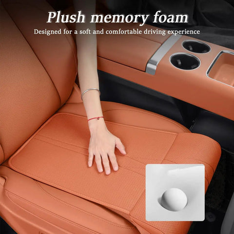 Premium Orange Car Seat Leg Extender Cushion For Mini Electric Cooper Se Jcw convertible plush memory foam surface with hand.