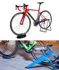 Front Wheel Riser For Indoor Bike Trainers, Heavy Duty Leveling Block With Rubber Padded Base, Stable Plastic Stabilizer for home gyms