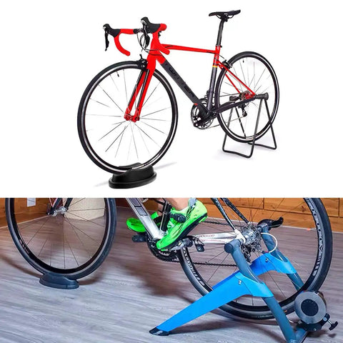 Front Wheel Riser For Indoor Bike Trainers, Heavy Duty Leveling Block With Rubber Padded Base, Stable Plastic Stabilizer for home gyms