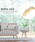 Heavy Duty Iron Furniture Support Legs For Sofa And TV Cabinet With High Load Capacity Sturdy Metal Bed Feet For Home Office Use