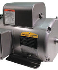 General purpose single phase AC motor 1.5 HP, 145T frame, TEFC enclosure, 1,755 RPM 60Hz, dual voltage 115/208-230V, heavy gauge steel