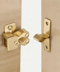 Stainless Steel Double Roller Door Catches For Cabinets And Furniture, Durable Cabinet Latch With Screws, Colorful Finish, Rust Resistant