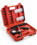 All In One Handy Vacuum Pump Brake Bleeder Kit For Auto Maintenance, Pro Grade Multi Function Vacuum And Pressure Tester with Case