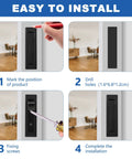 Installation guide for Recessed Pocket Door Pull Handle Edge Flush Hidden Finger Pull