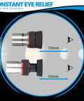 3Mm To 8Mm Zoom Eyepiece For 1.25 Inch Telescopes, Parfocal Design, High Power Lunar And Planetary Viewing diagram