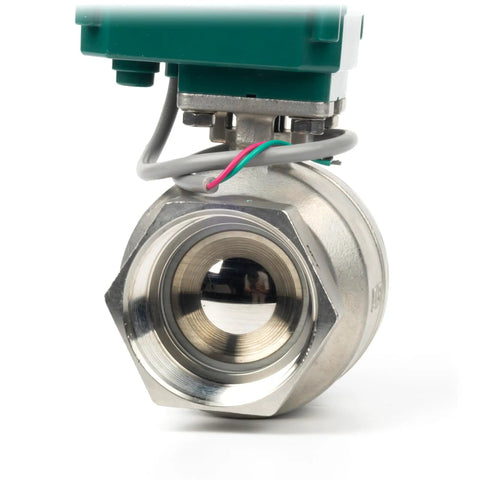 Heavy Duty Motorized Ball Valve 2 Inch Full Port 304 Stainless NSF Certified Electric Ball Valve 9 24V AC DC 2 Wire Auto Return