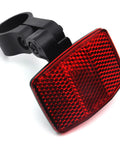 Rear Bike Reflector For Seatpost Mount Red Easy Install High Visibility Safety Gear For Night Riding Fits 30.4 To 31.8 Mm Seatpost Diameter