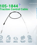 Traction Control Cable For Toro 22 Inch Recycler Lawn Mower With Personal Pace Self Propelled Rear Drive Beefy 47 Inch Cable And 35.5 Inch Conduit Replaces 1051844 Fits 2002 2009 Models Stens 290-927 Rotar Compatible black cable