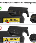 Correct installation of Heavy Duty Aluminum Sun Visor Repair Kit With Rugged Mounting Clips for Wrangler JK JKU JL JLU 2018-2023