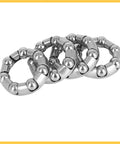 12 Pack Ball Bearing Retainers for Bike Crank and Wheel 20.5mm Outer Diameter 13mm Inner Diameter 7 Balls Steel Cage Replacement Part