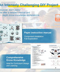 Manual for Hands-On DIY Drone Kit With Brushless Motors, Optical Flow Hovering, 360 Degree Flip, STEM learning guide