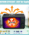 Pro Grade 395nm UV Resin Curing Box With 80 LEDs Fast Curing Light Station Featuring Digital Timer and Tray Auto On Off