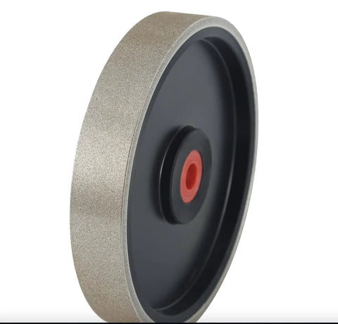 Six Inch CBN Grinding Wheel With 1 Inch Width And Adjustable Bore For High Speed Steel Fits Most 6 Inch Bench Grinders 600 Grit