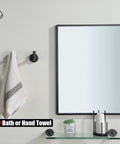Oil Rubbed Bronze Towel Hook Set 304 Stainless Steel Zero Point Eight Millimeter Thick Tube And 2mm Post in bathroom