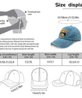 Im Sexy And I Tow It Vintage Camping RV Camper Truck Hat For Men Funny Adjustable Cap size diagram and measurements