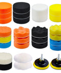 Go To Car Detailing Kit With Foam Polishing Pads And Wool Buffing Pads For Headlights And Body Polishing Buffing Wheels in set