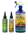 Trail Ready Eco Friendly Bike Care Bundle With Wet Bike Chain Lube 100 ml, Degreaser Jelly 100 ml, Green Clean 300 ml, Biodegradable
