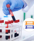 Two Piece Detachable Centrifuge Tube Holder Rack For 15ml And 50ml Tubes With 18 Hole And 10 Hole Configurations, Durable Plastic