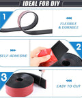 Self Adhesive Rubber Strips With Adhesive Backing For Gaskets And Matting Durable Rubber Pads Sticky Back Seal Flexible Rolls And Sheets
