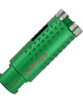 KURSTOL diamond core drill bit, green laser-welded body with 35mm cutting head and 58-11 thread