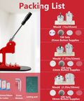 Top Tier Button Maker Machine For Making Dope Badges Slick Badge Press Kit, includes molds and various button sizes.