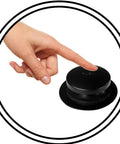 No Fuss Above Floor Bathtub Overflow Drain Kit With Tip Toe Drain Valve and Two Hole Cover Matte Black with hand pressing push stopper.
