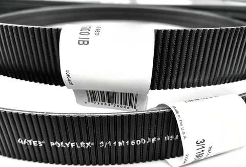 Polyflex Industrial Drive Belt V-Belt Wide Angle Jointed 2/3/5 Rib Replacement 5M670 To 750JB showing ribbed design and labels.