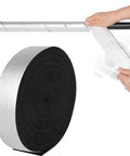 2 Inch Wide Pipe Insulation Wrap 32.8 Ft Outdoor Foam And Foil Self Adhesive Tape For Winter Freeze Protection installation