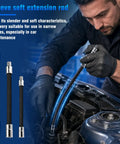 3 Pack 1/2 Inch Drive Flexible Shaft Extension, Universal Bending Torque Socket Rod used for car repairs in tight spaces.