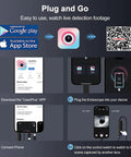1920P Endoscope Camera With Light Waterproof For iOS And Android 2.0MP Borescope With 7.9mm Probe Flexible Cable HD Video And Still Images Sewer Inspection Tool For Home DIY And Auto Maintenance app setup guide with phone and QR code