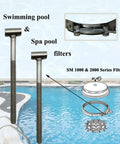2 Pack T Bolt Stainless Steel Screw Replacement Kit, 4.8 Inch Long, heavy-duty for pool and spa filter equipment